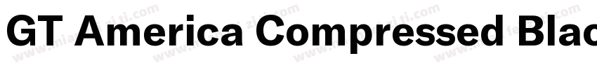 GT America Compressed Black字体转换